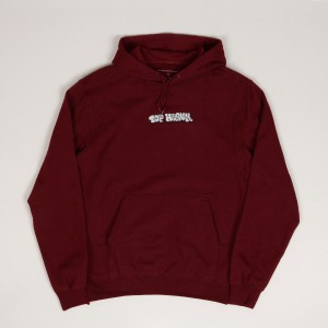 Top Heavy Throwie Emb Hoodie Burg